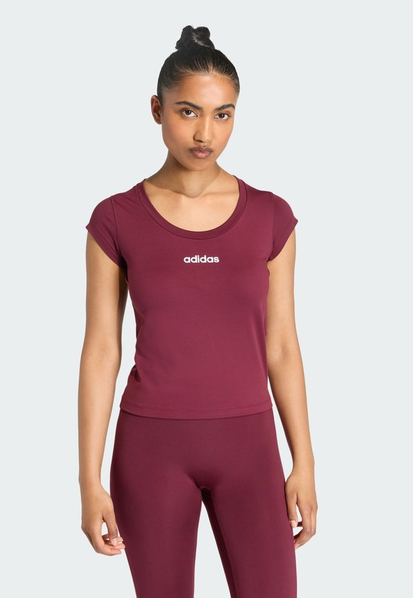 adidas Performance HYPERGLAM BABY - Basic T-shirt - maroon