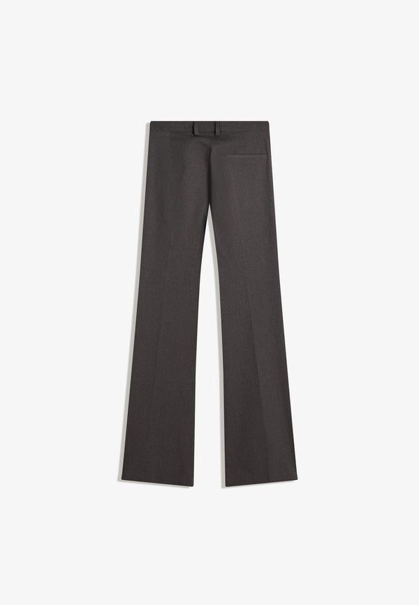 Bershka BOOTCUT - Trousers - grey