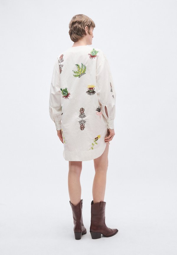 Scotch & Soda EMBROIDERED SHORT BIB DRESS