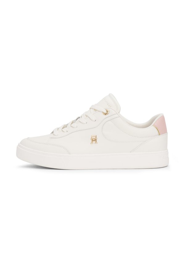 Tommy Hilfiger TH MONOGRAM LEATHER COURT TRAINERS