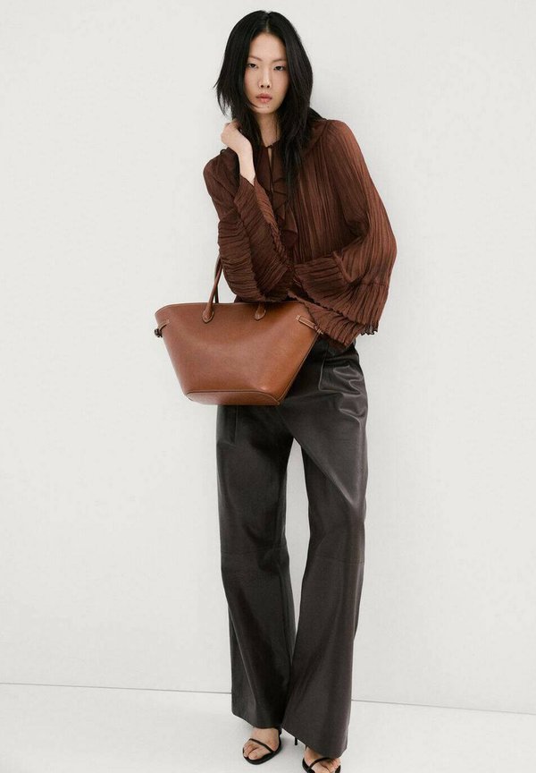 Mango Blouse - brown