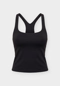 Nike Performance ZENVY BRA TANK - Top - black/cool grey