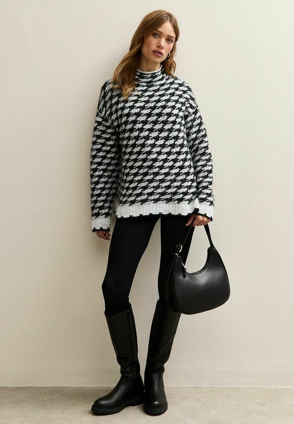 New Look HOUNDSTOOTH HIGH NECK