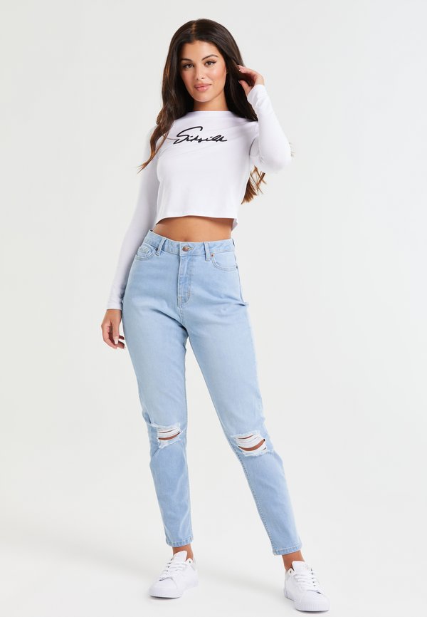 SIKSILK DISTRESSED MOM FIT