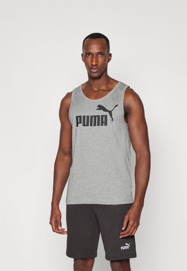 Puma LOGO TANK - Top - medium gray heather