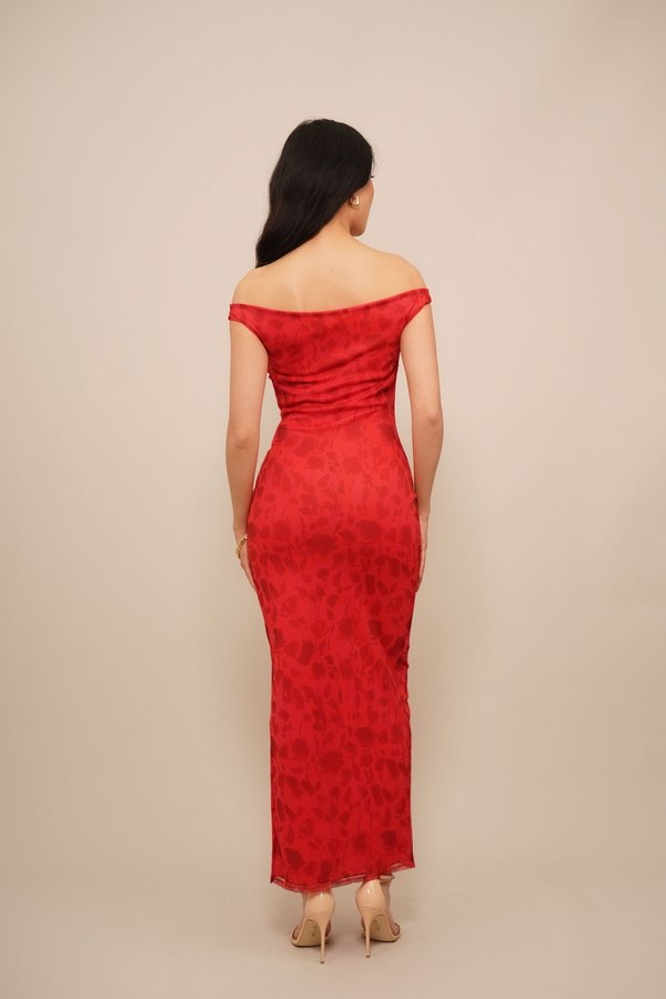 WAL G. JONIE COWL NECK MAXI
