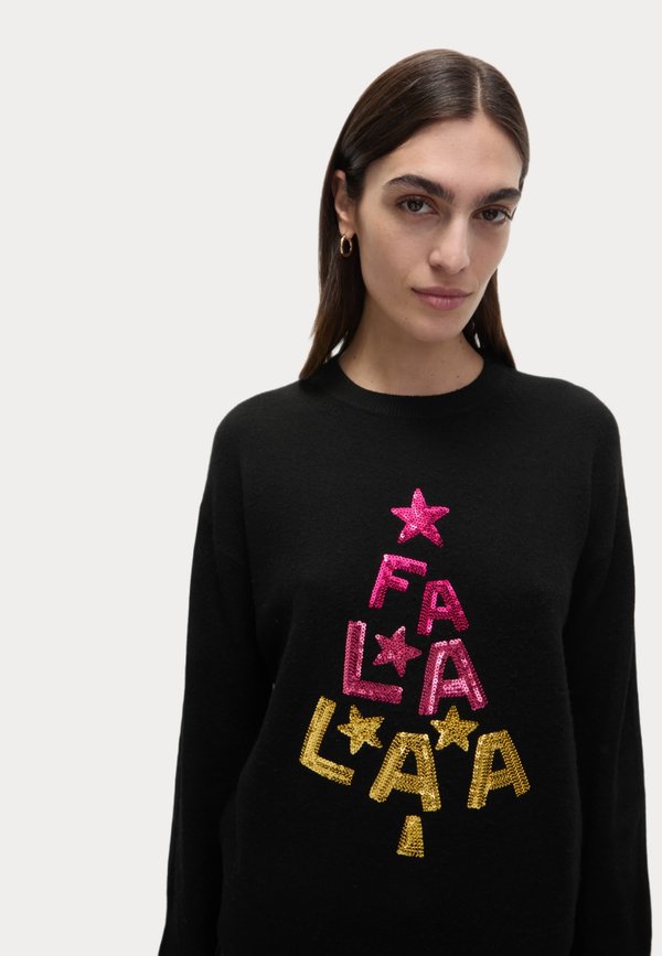 Marks & Spencer SEQUIN SLOGAN CREW NECK