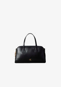 Calvin Klein MEDIUM BOWLING BAG - Handbag - black