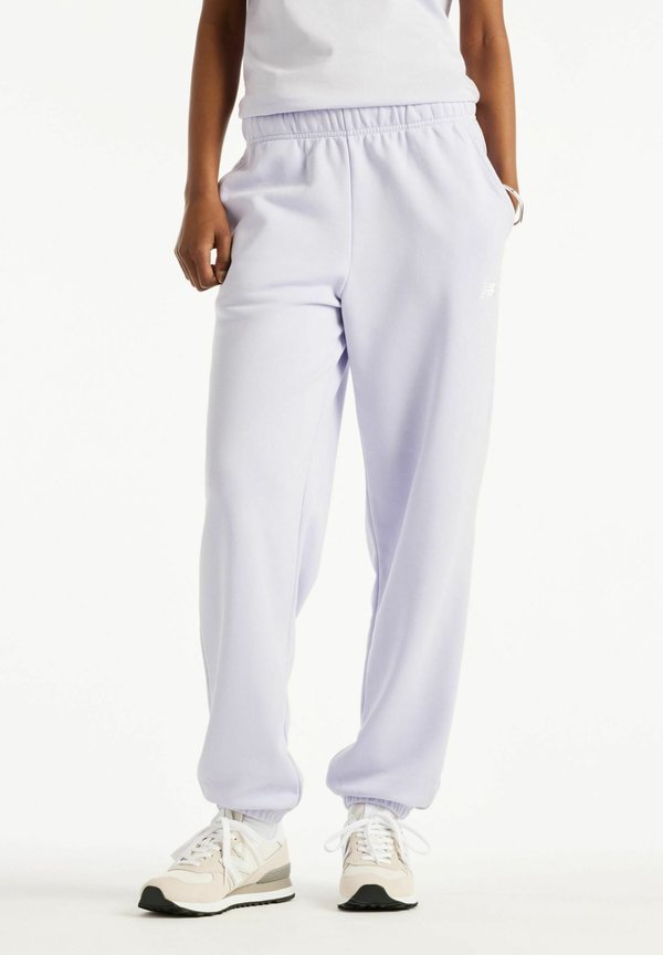 New Balance SPORT ESSENTIALS FRENCH TERRY JOGGER - Tracksuit bottoms - smoked violet