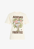 adidas Sportswear ADIDAS SPORTSWEAR ADIDAS X FARM RIO GRAPHIC T-SHIRT - Print T-shirt - ecru tint   shadow brown   multicolor