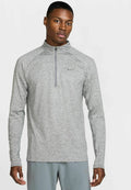 Nike Performance STRIDE MIDLAYER - Long sleeved top - smoke grey heather