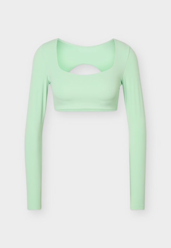 Nike Performance W NK DF ZENVY LS BRA LS SNL - Long sleeved top - cucumber calm/white