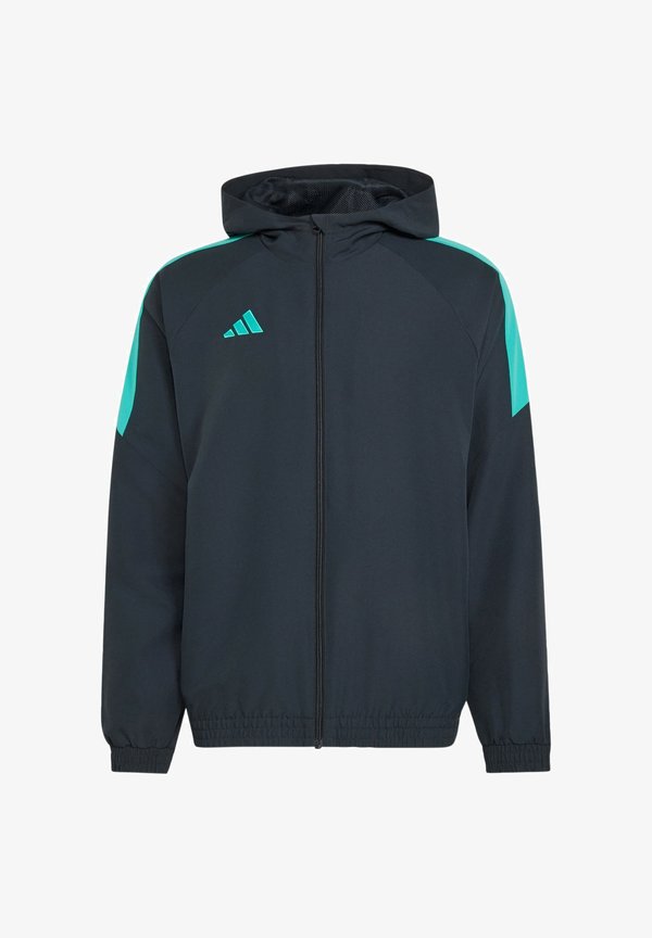 adidas Performance Zip-up sweatshirt - night grey mint rush white