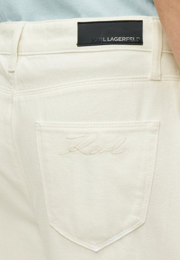 KARL LAGERFELD WIDE LEG TURN UP PANTS