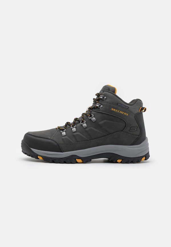 Skechers RELMENT - Lace-up ankle boots - char
