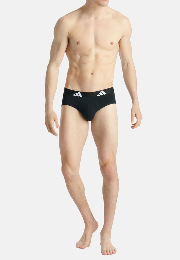 adidas Sportswear 6ER PACK ACTIVE FLEX - Briefs - schwarz weiß grau