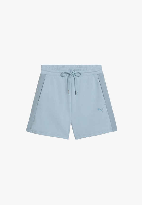 Puma HER HIGH-WAIST SHORTS - Shorts - seafoam
