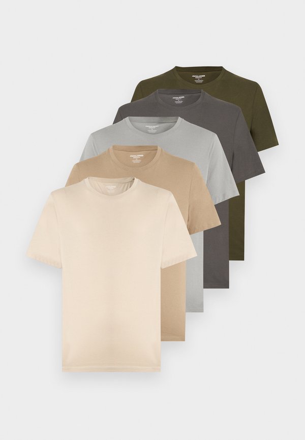 Jack & Jones JJEORGANIC BASIC TEE O NECK 5 PACK