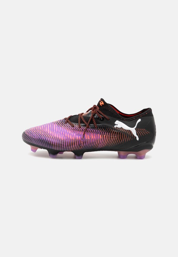 Puma FUTURE 8 ULTIMATE LOW - Firm-ground football boots - black/white/glowing red