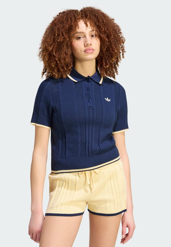 adidas Originals POLO SH SLEEVES - Polo shirt - night indigo