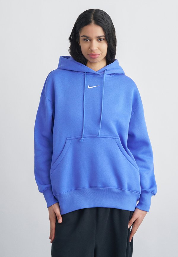 Nike Sportswear HOODIE - Hoodie - medium blue/sail