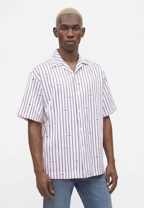 Cavalli Uomo STRIPES AND LOGO RELAXED FIT SHIRT
