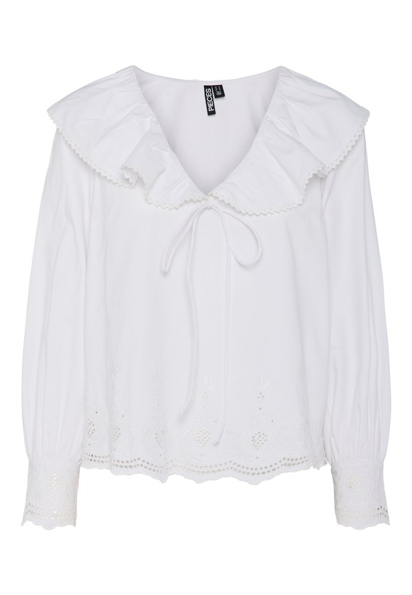 Pieces PCANNABELLE V-NECK FRILL