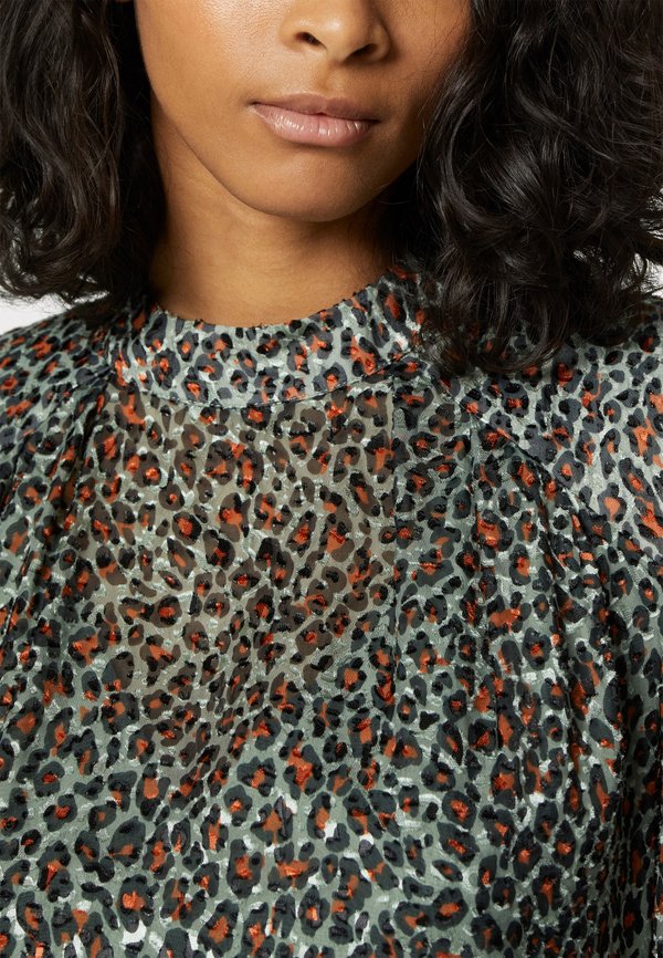 Scotch & Soda MOCK NECK MINI DRESS WITH OPEN BACK DETAIL
