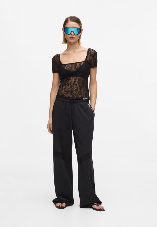 Karl Lagerfeld Jeans CAP-SLEEVED LACE
