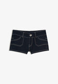 Bershka Denim shorts - royal blue