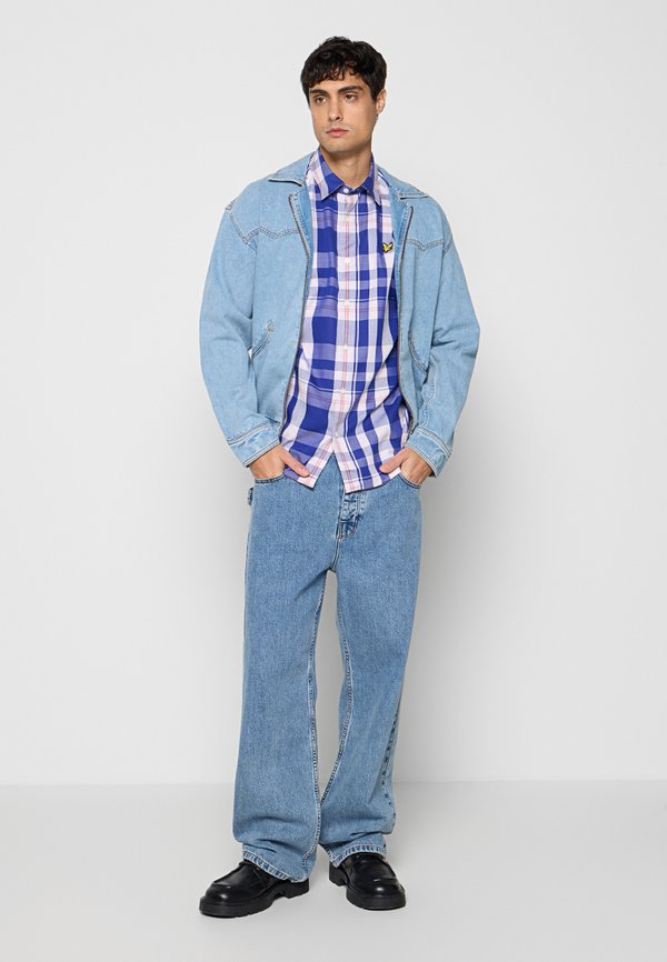 Lyle & Scott OVERSIZED TARTAN SHORT SLEEVE SHIRT