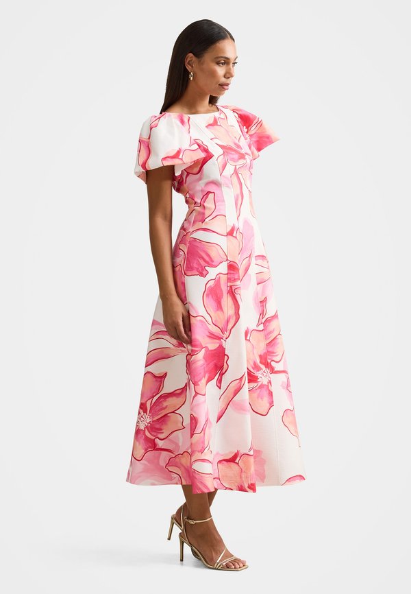 Forever New WILDA FLUTTER SLEEVE DRESS