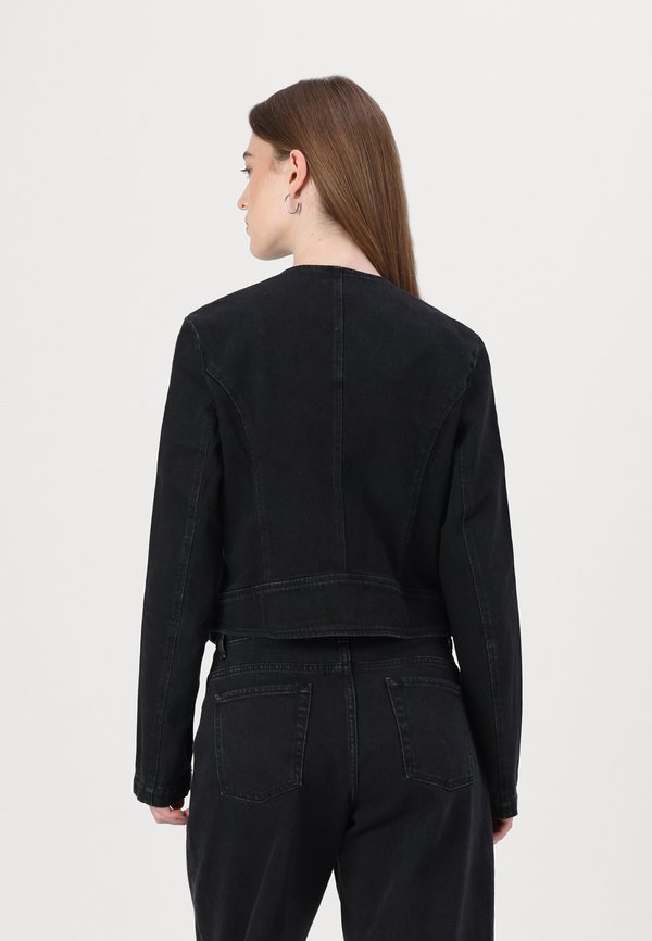 7 for all mankind COLLARLESS JACKET THUNDER