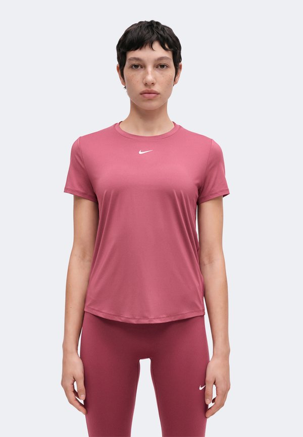 Nike Performance ONE CLASSIC - Sports T-shirt - pink smoke/white