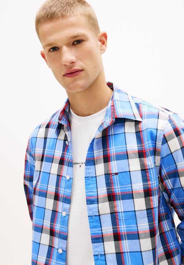 Tommy Jeans REGULAR FIT CHECK POPLIN SHIRT
