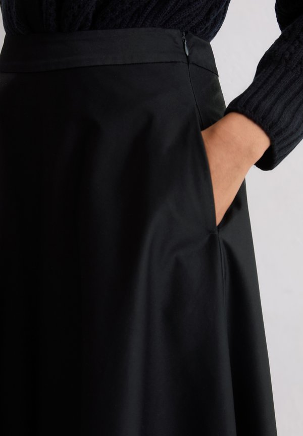 Marc O'Polo A-SHAPED, SIDE SEAM ZIPPER, ROUNDED HEM, WAISTBAND