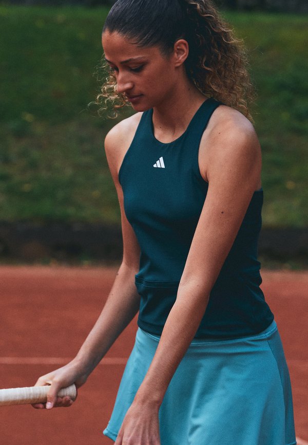 adidas Performance CLIMACOOL Y-TANK MID LENGTH - Top - aurora ivy