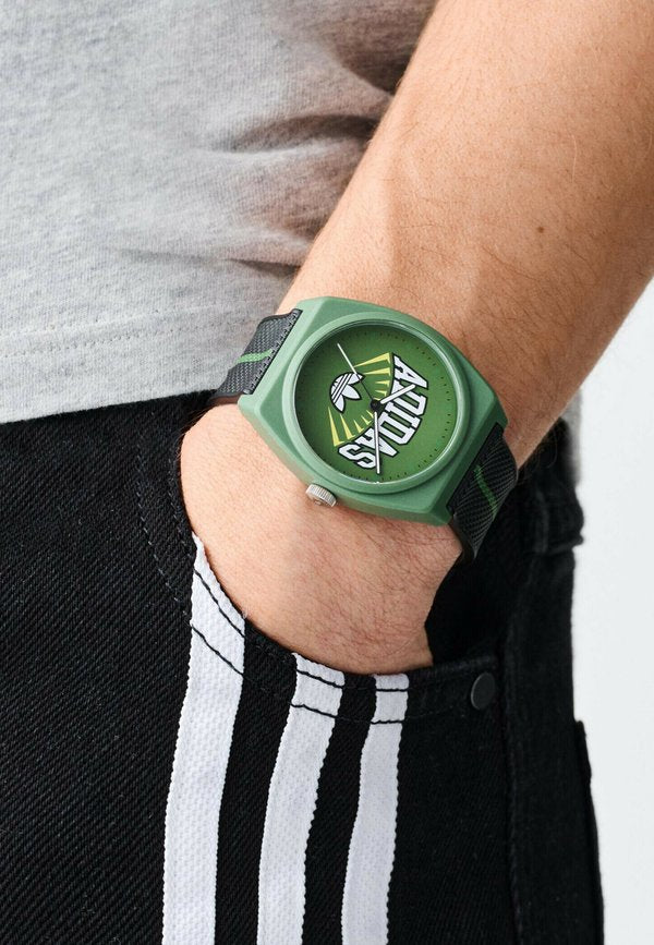 adidas Originals PROJECT TWO - Watch - black and green