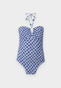 Seafolly MARSEILLE RING FRONT BANDEAU ONE PIECE