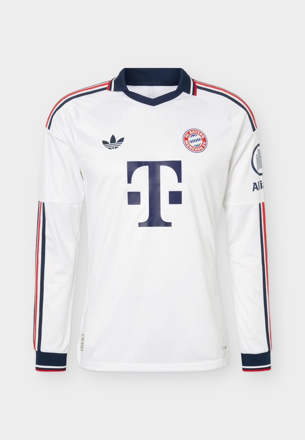 adidas Originals FC BAYERN 26/27 AWAY AUTHENTIC LONGSLEEVE - Club wear - white
