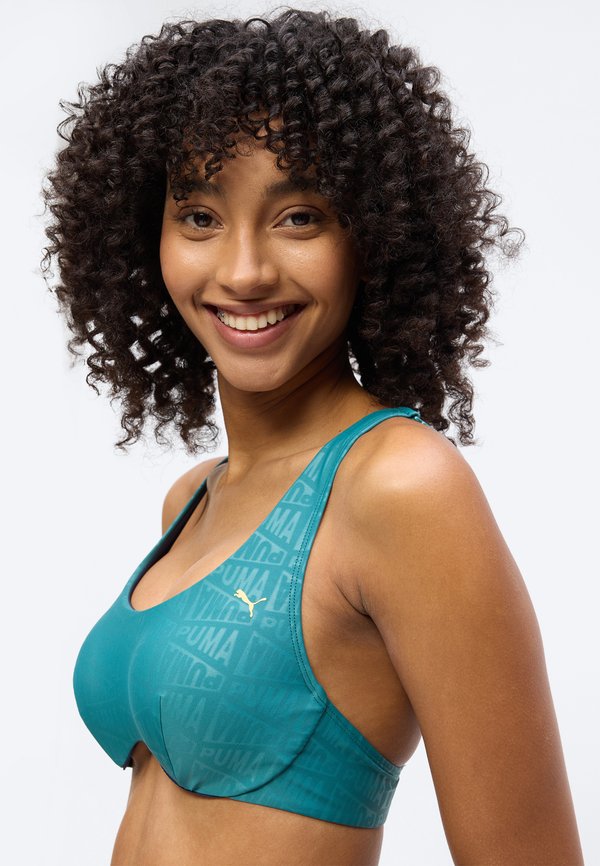 Puma SWIM WOMEN EMBOSSED SCOOP NECK