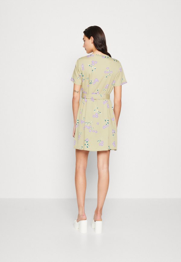 Pieces PCLILIANA V NECK SHORT DRESS