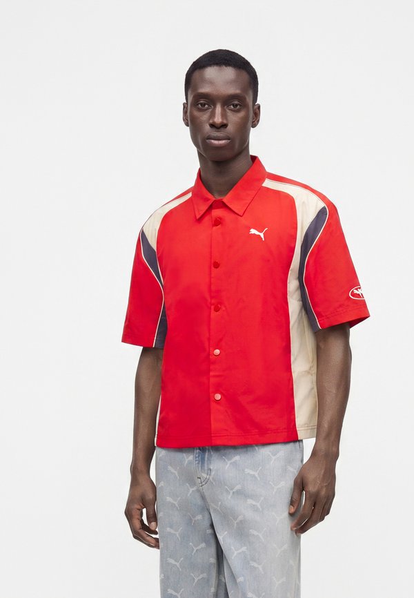 Puma BOXY MOTO - Button-down blouse - for all time red