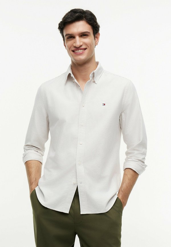 Tommy Hilfiger HERITAGE  - Shirt - coastal taupe   stripe