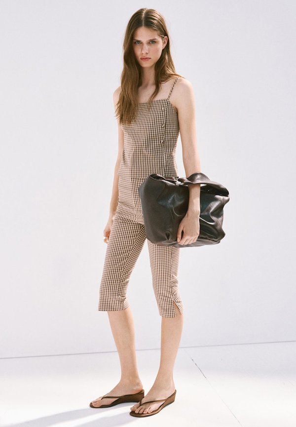 Mango ADULT - Trousers - brown beige