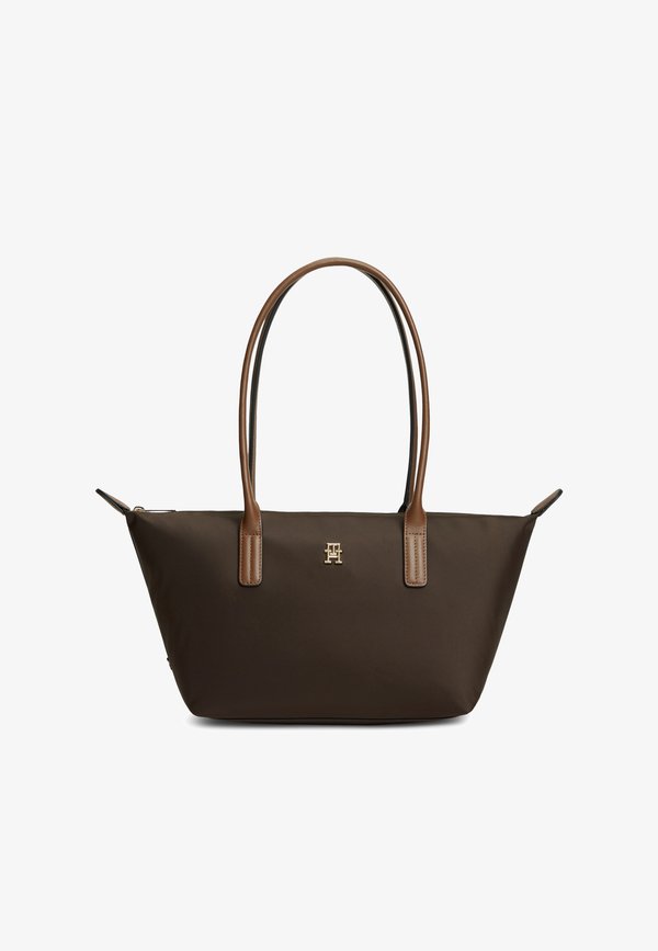 Tommy Hilfiger POPETTE EAST WEST TOTE - Tote bag - fondant brown