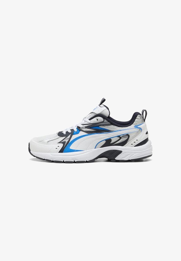 Puma PUMA MILENIO TECH SNEAKER SPORTSCHUHE SCHUHE UNISEX 402623 16 WEISS/BLAU - Skate shoes - white racing blue new navy
