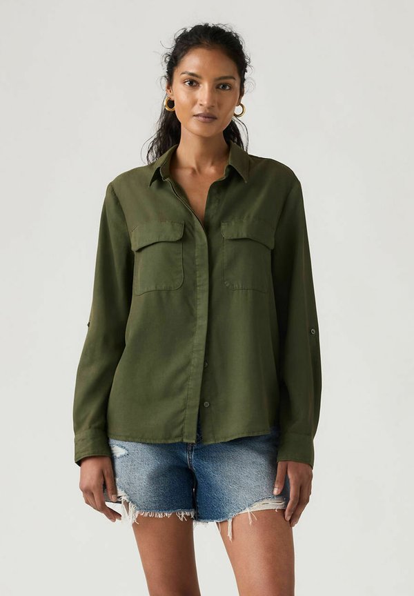 Levi's® ELAINE UTILITY GD - Button-down blouse - crushed berry gd