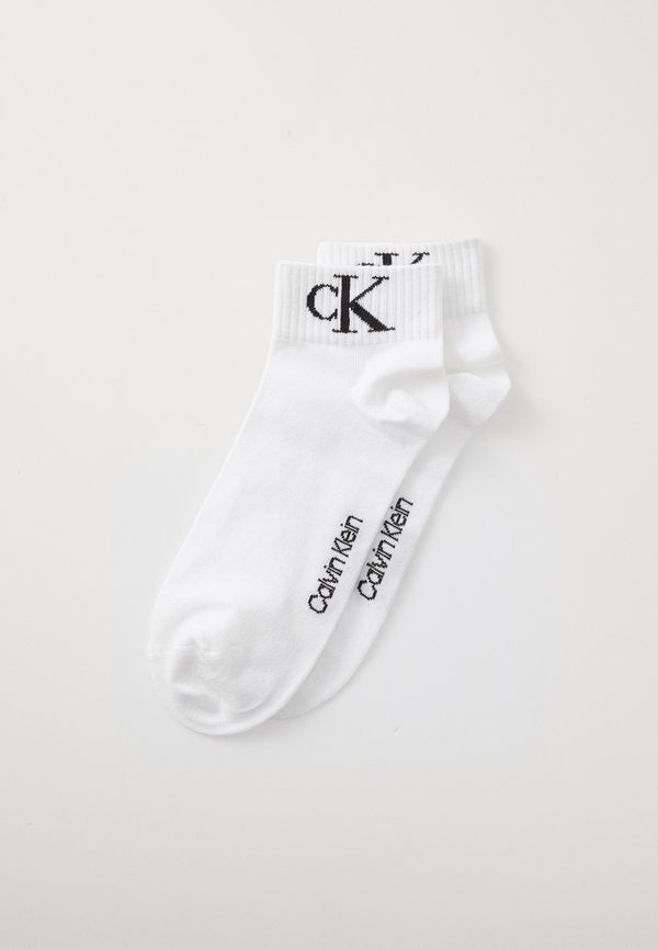 Calvin Klein Underwear WOMEN 2 PACK  - Sneaker socks - white