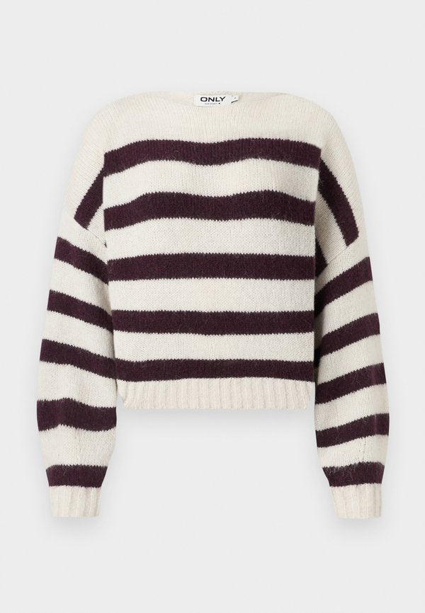ONLY ONLAYA LIFE L/S BOATNECK CC KNT